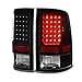 VIPMOTOZ LED Tail Light Lamp For 2009-2018 Dodge RAM 1500 2500 3500 - [Factory Incandescent Model] - Matte Black Housing, Driver & Passenger Side