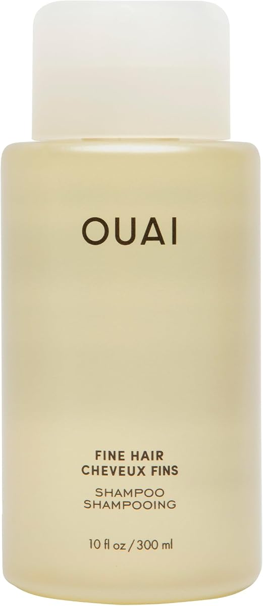 Champú para cabello fino - Champú espesante con biotina para cabello fino (10 onzas líquidas) | Aceite voluminizador y fortalecedor de queratina y semilla de chía para mujeres y hombres: ligero, seguro para el color y sin sulfatos