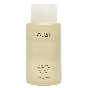 OUAI Fine Hair Shampoo - Volumizing Shampoo for Fine Flat Strands - Made with Biotin Keratin Chia Seed