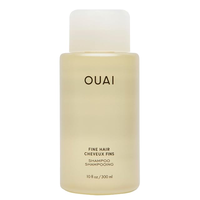 OUAI Fine Hair Shampoo - Volumizing Shampoo for Fine Flat Strands - Made with Biotin Keratin Chia Seed