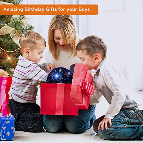 image for MOKOQI Kid Light Projector Superhero Toys for Boys 5-7 Avengers Night 