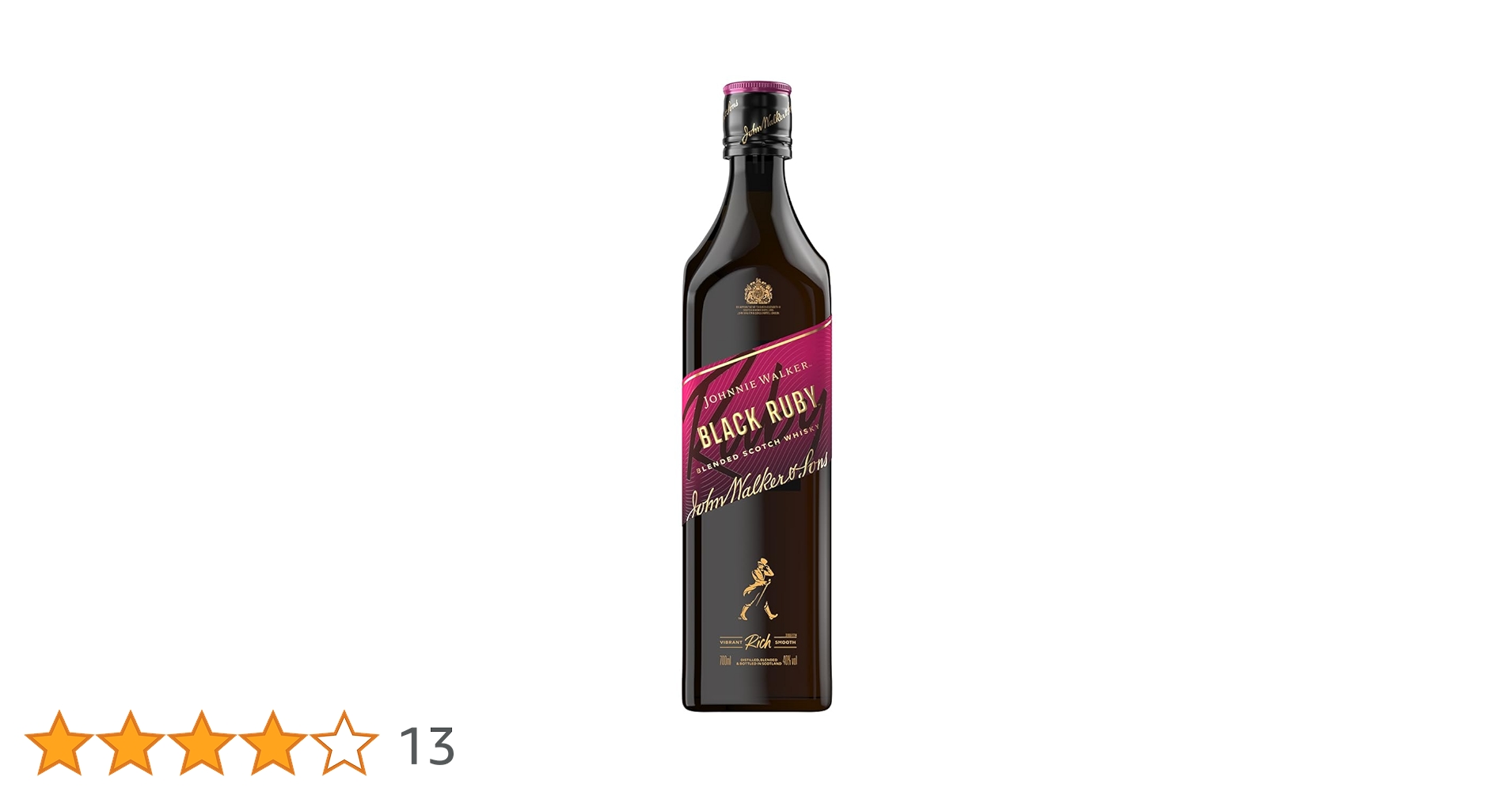 Amazon.co.jp: ジョニーウォーカー ブラックルビー 40度 700ml