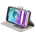 UrSpeedtekLive J3 (2016) Case, Galaxy Express Prime/Amp Prime Case, Premium PU Leather Wallet Case Cover w/Strap Card Slots Flip Magnetic Closer & Kickstand for Samsung Galaxy J3 (2016), Tree