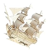 Reproduction de navire : découvrez la beauté de l’ingénierie avec cette maquette de bateau en bois, un modèle à construire reproduisant d’anciens voiliers en soie pour les amateurs de décoration sur le thème nautique, puzzles en bois, puzzles en bois à faire soi-même