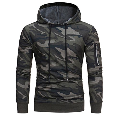 Preisvergleich Produktbild Herren Pullover Camouflage Btruely Mode Hoodie Sweatshirt Langarm Mantel Outwear