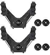 Atader Kayak Paddle Holder, Kayak Accessories for Fishing, Dual Head Kayak Track Mount Accessorie...