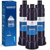 TEEHAY ICE2 F2WC9I1 ICE Maker Filter Replacement, Compatible with Whirlpool WUI75X15HZ, WUI75X15HW, WUI75X15HB, WUI95X15HZ Ice Makers, Used in 50 Ib Ice Maker Machines, 3 Pack (3)