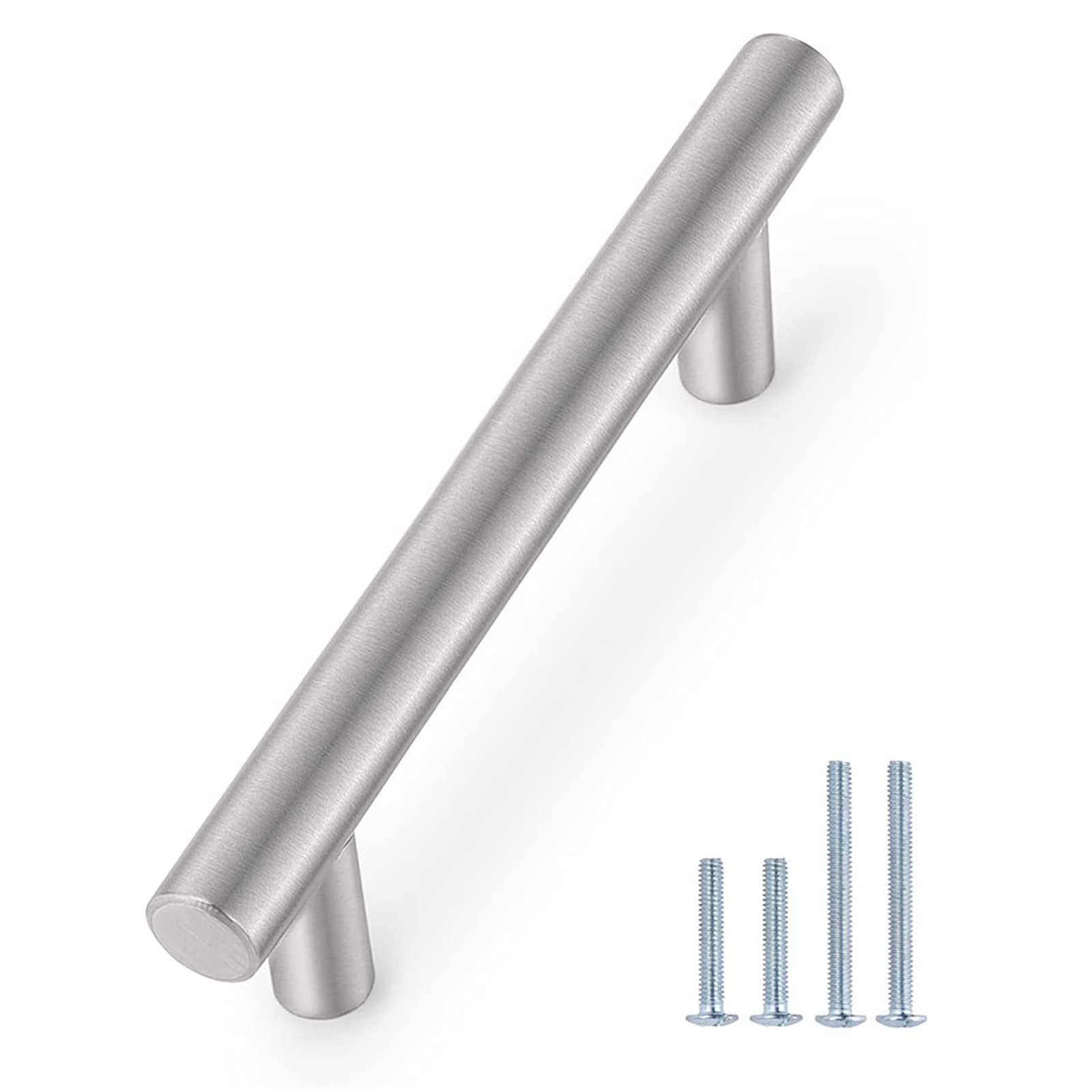 Poignées d'armoire en T 9,5 cm Probrico en nickel brossé pour cuisine