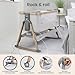Tutti Bambini CoZee® Air Baby Bassinet & Bedside Sleeper - Rocking Bassinet for Baby, Fast-Folding with Travel Bag, Deluxe Airflow Mattress & 6 Mattress Heights, 0-6 Months (Silver & Oak)