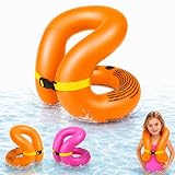 Flotador Infantil 3-6 años – Aro de natación Inflable con Correa Ajustable, Ideal Piscina Playa Aprendizaje acuático (19–30 kg)