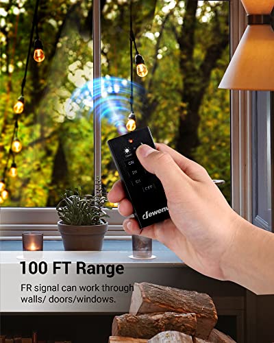 Dewenwils Dawn To Dusk Outdoor Timer Waterproof, 125V/ 15A Plug In Sensor Outlet Timer Switch, 100Ft Range Remote Control With 2 Grounded Electrical Outlets For Pool Pumps, Fountain, Ul Listed #TOP5