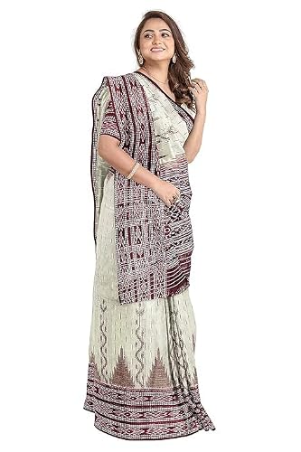COTTONSILK & KHANDUAPATA sambalpuri silk saree – image 2