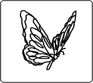Simply Inked Exo Butterfly Tattoo - Semi permanent, Designer Semi-Permanent Tattoo for Girls Boys Men Women waterproof Sticker Size: 2 x 2 inch l Blue Black l 2g