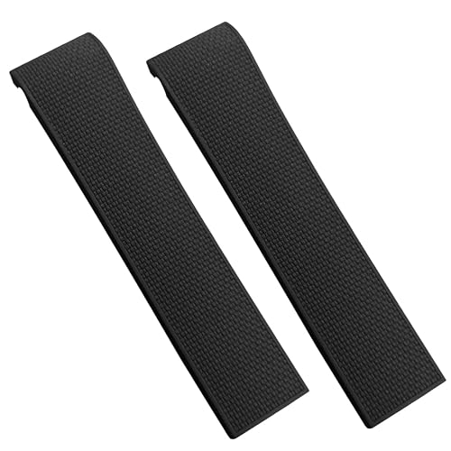 Image of Silicone Rubber Watch Strap Replacement For Longines L682154865 Watch 21mm