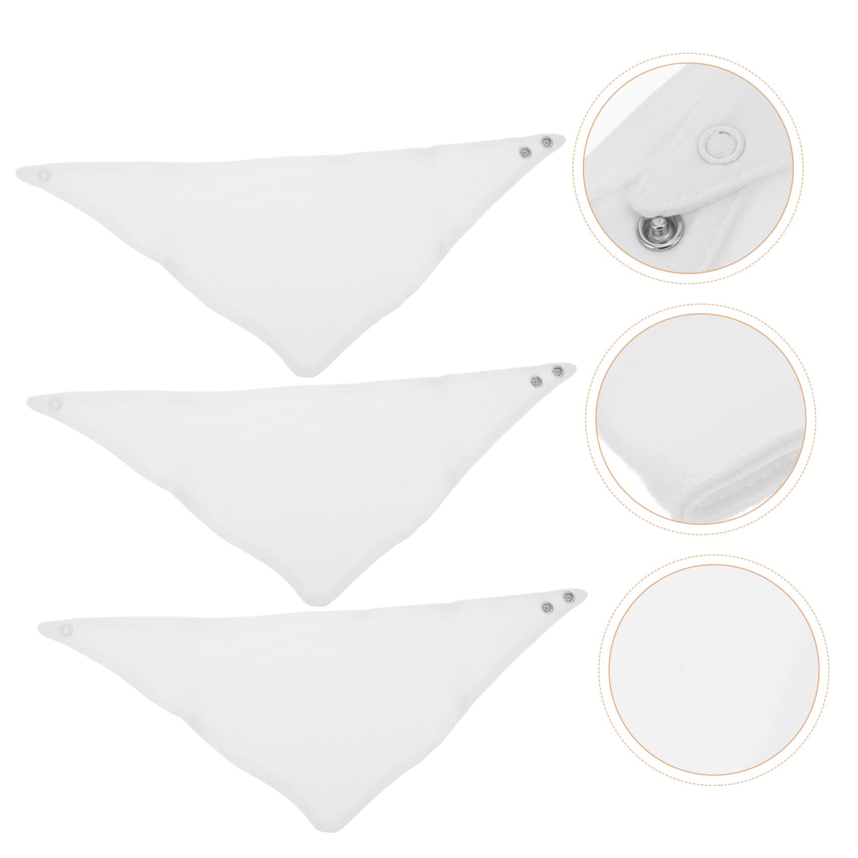 ibasenice 12pièces Bavoirs Coton Pour Serviettes Absorbantes Adorables Bavoirs Mois Pour Nourrissons Vêtements Salive Et Nourriture