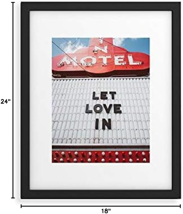 Deny Designs Early 2021 Framed Art Print, 18" x 24", Let Love in