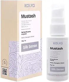 Mustash Silk Sense Gel Lubrificante Corporal Deslizante - Kalya