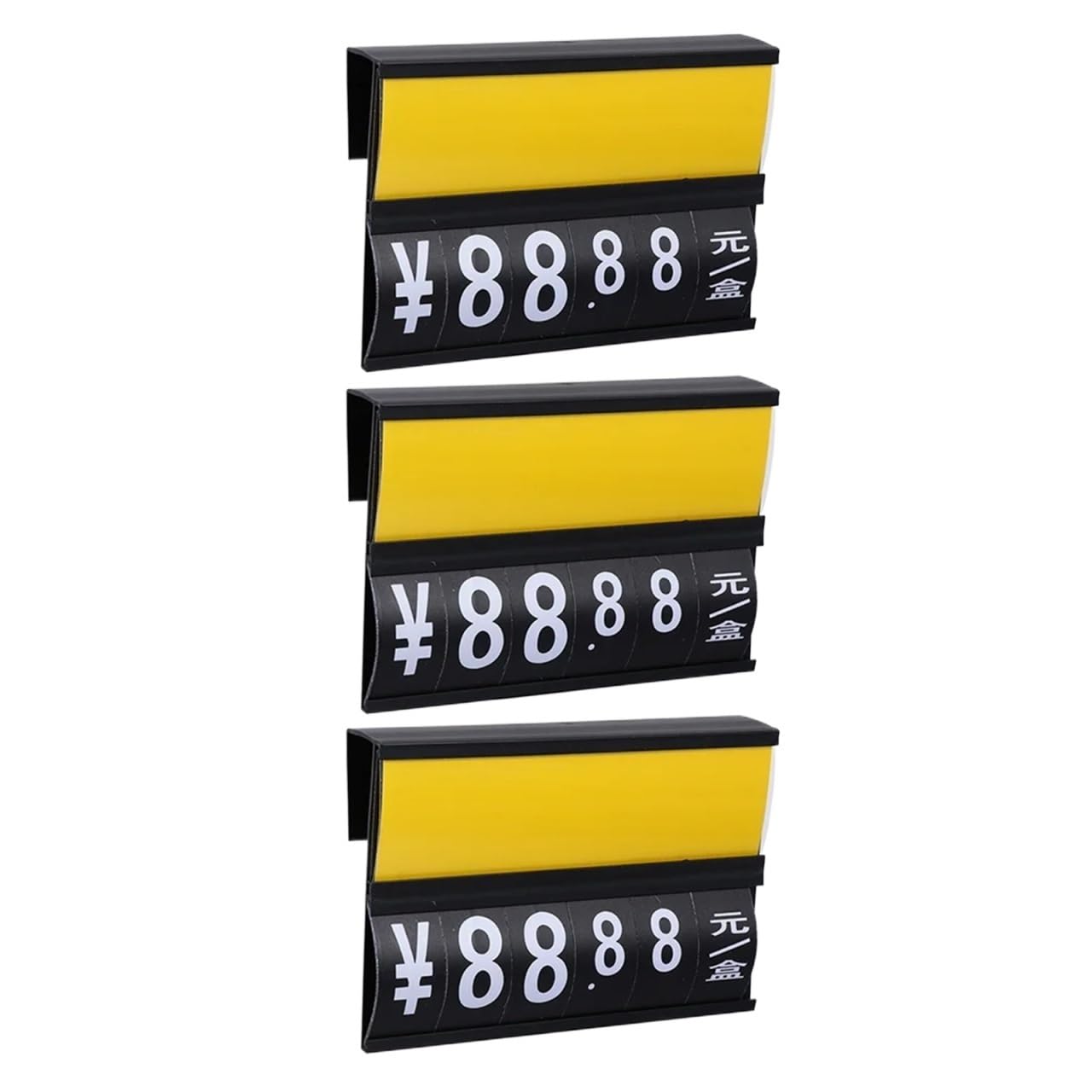 Qvorlth Clip On Sign Holder 12Pcs Label Stand Hanging Price Tag Display Holder For Retail Stores Exhibitions Advertising Clip Easy Carry Compact Design For Display