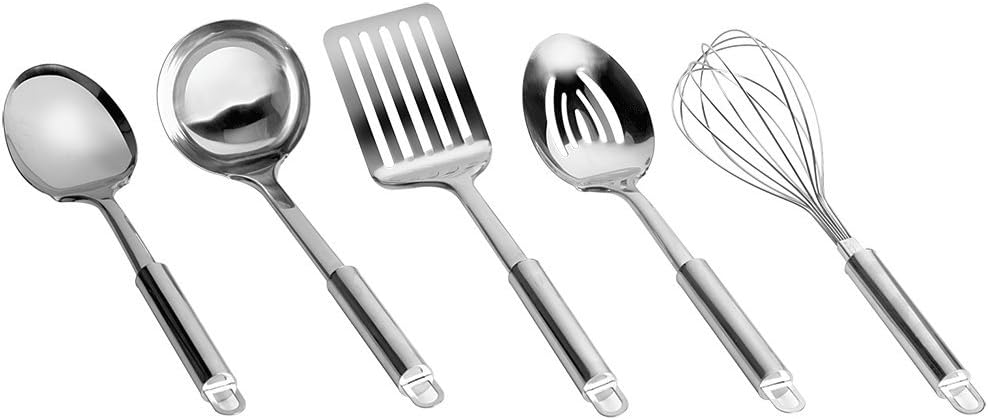 Range Kleen 5-Piece Stainless-Steel Kitchen Utensil Set