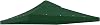Yescom 10x10Ft Gazebo Top Replacement for Beach Cabanas for 1 Tier Outdoor Canopy Cover Patio Garden Yard Party Dark Green