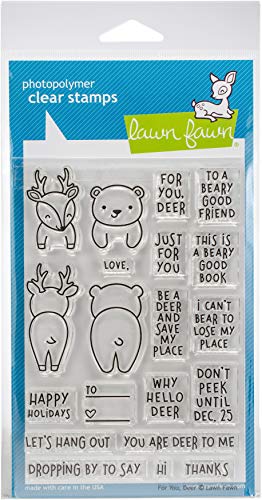 Lawn Fawn For you, deer Clear Stamps