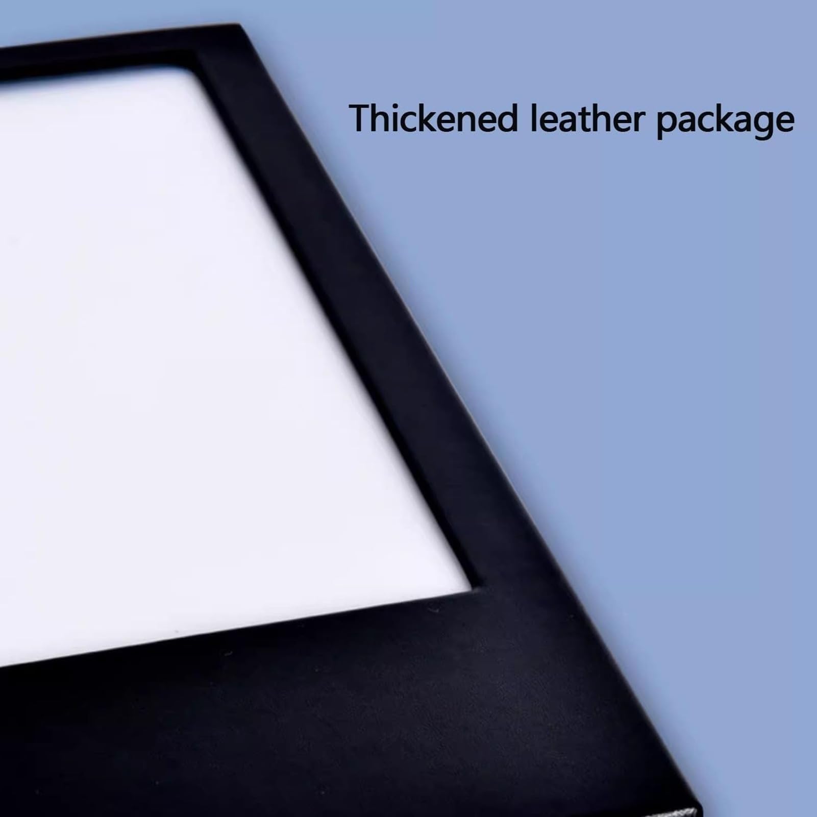 Cubiertas de menú iluminadas con LED, soporte retroiluminado para menús de panel individual/doble con protectores de piel sintética, soporte de menú comercial para restaurantes