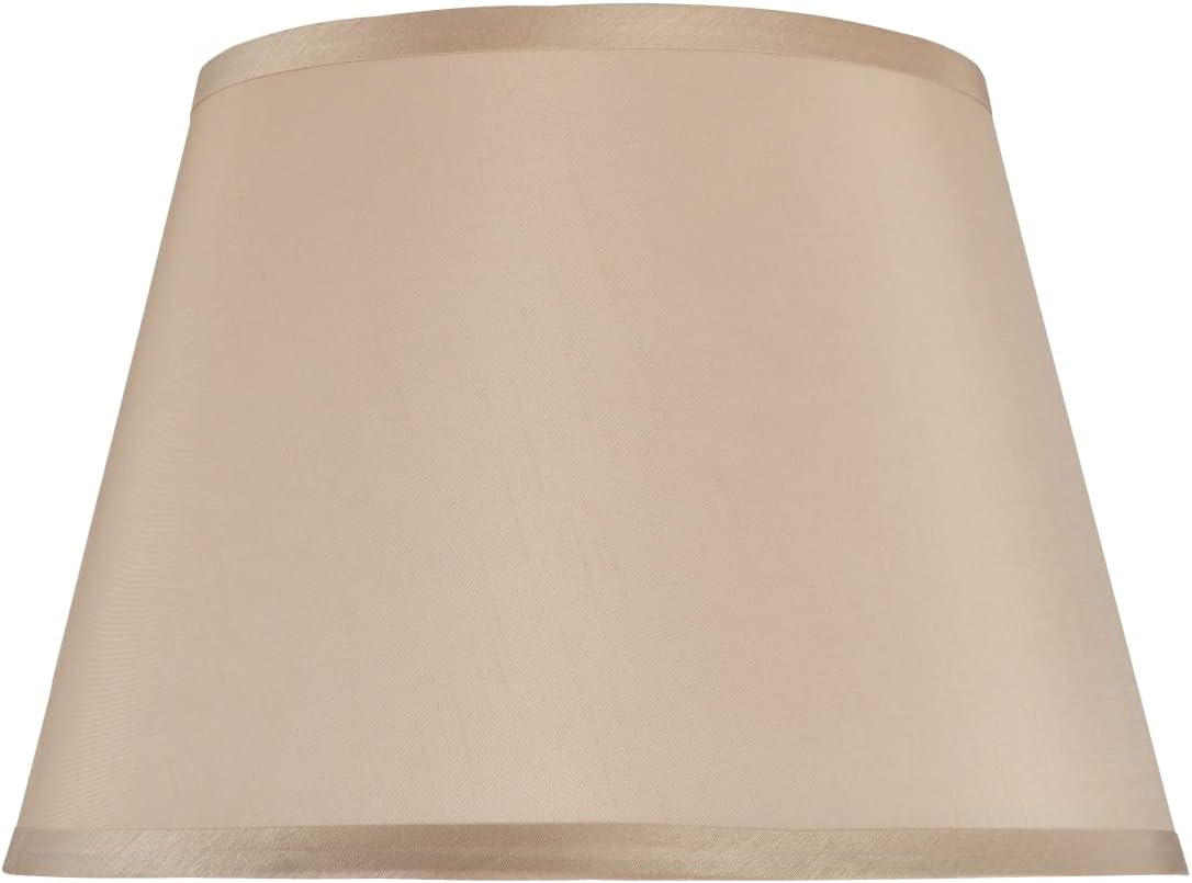 Aspen Creative 32057A Transitional Hardback Empire Shape Spider Construction Lamp Shade in Beige, 13" wide (9" x 13" x 9")