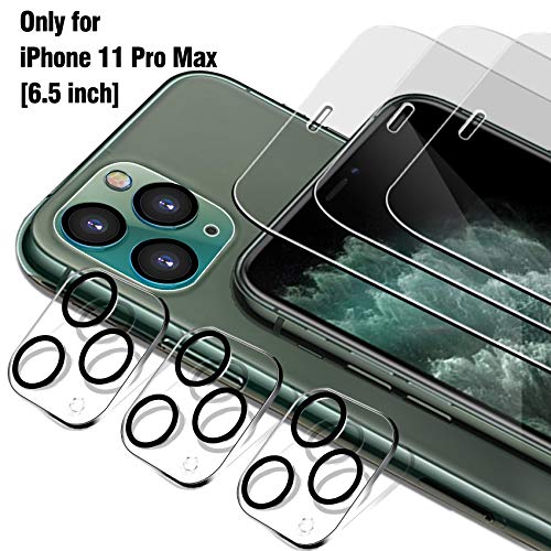 Image of Ferilinso 3 Pack Screen Protector for iPhone 11 Pro Max, Tempered Glass