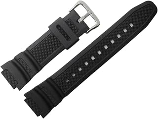 Wrist Watch Strap Replace for AE-1300 W-216H W-735H F-108WH W-215 TPU+TPE