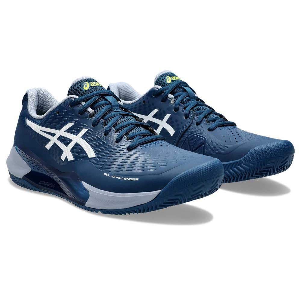 ASICS Challenger 14 Man Tennis Shoes Blue Yellow