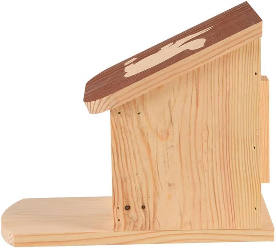 Esschert Design WA82 Diapositive Squirrel Feeder, 10.3-inch Height, Wood