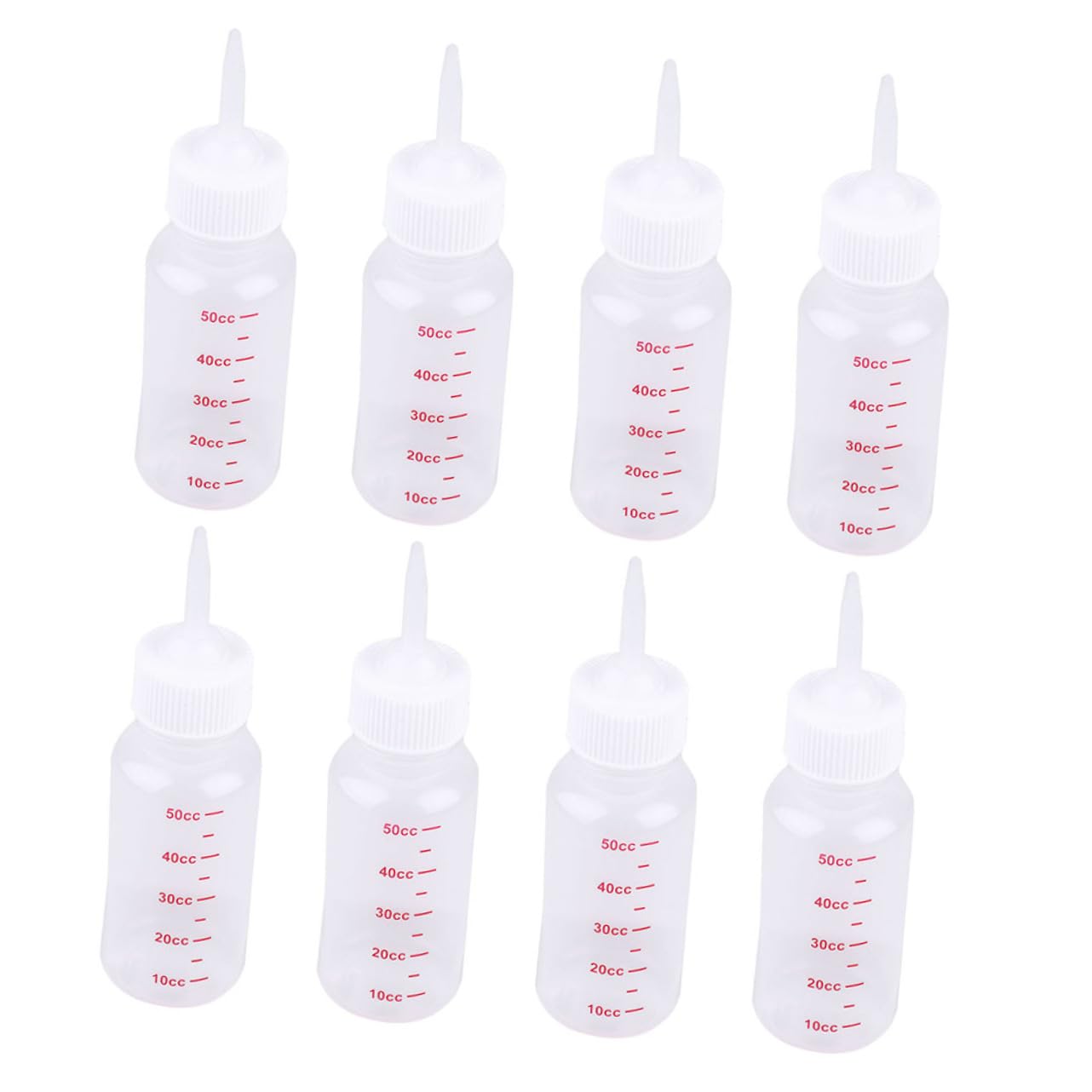 Mipcase Pet Nursing Bottles for Newborn Kitten Puppies Silicone Bottles Scale Lines Easy to Clean Reusable