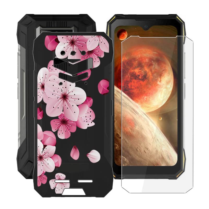 HHUAN Cover per Doogee S89 Pro (6.30) con 2 Pezzi Pellicola Protettiva in Vetro temperato, Custodia Protettiva in TPU in Silicone Ultra Morbido Clear Antiurto per Doogee S89 Pro - WM49