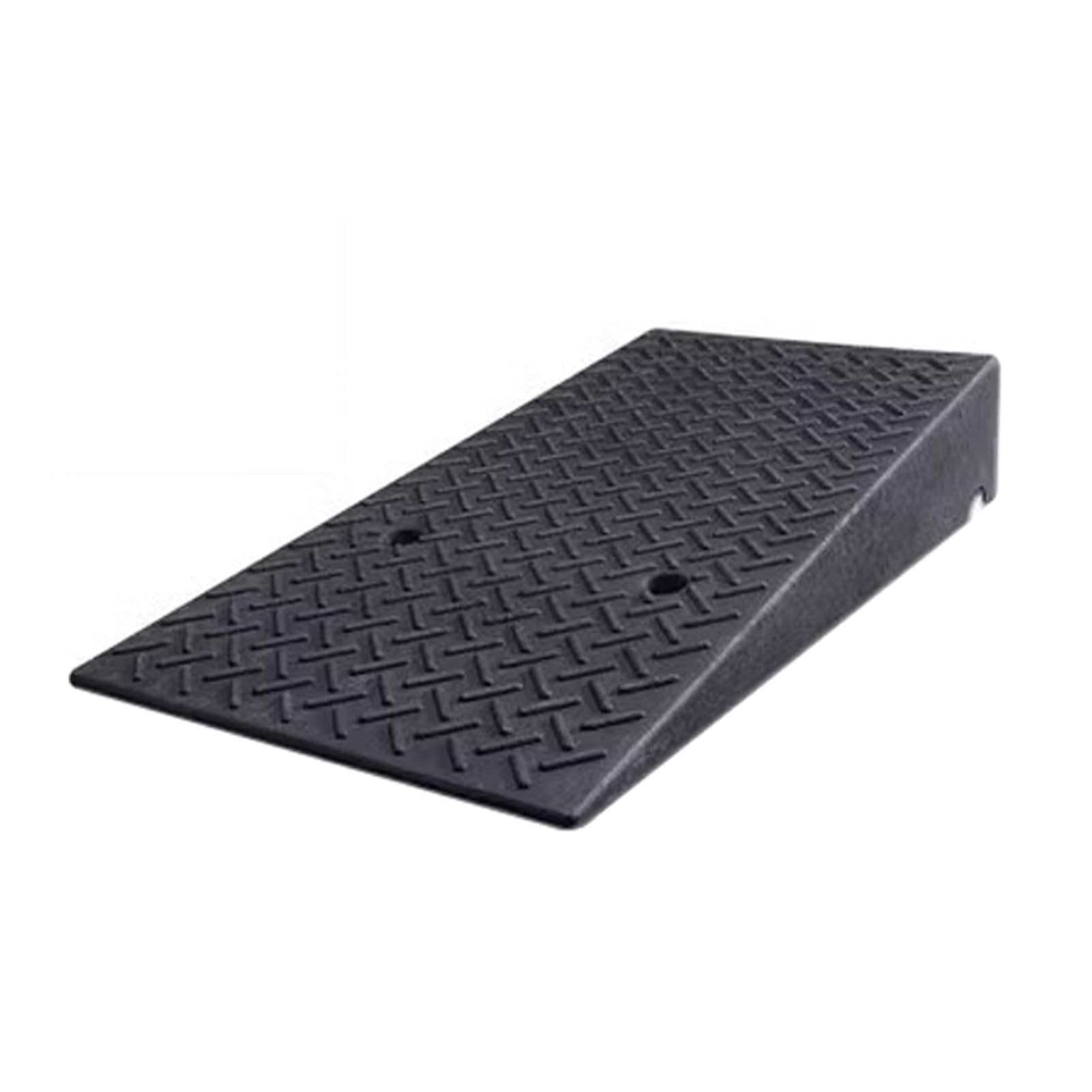 Rampe D'accès Portable Antidérapante pour Garage, Rampe De Trottoir, Rampe De Seuil en Caoutchouc Léger pour Fauteuils Roulants, Voitures, Caravanes, Scooters Et Skateboards(50 * 80 * 13CM)