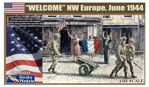 Figura modelo 1:35 Welcome Nw Europe, junio 1944 miniatura 1