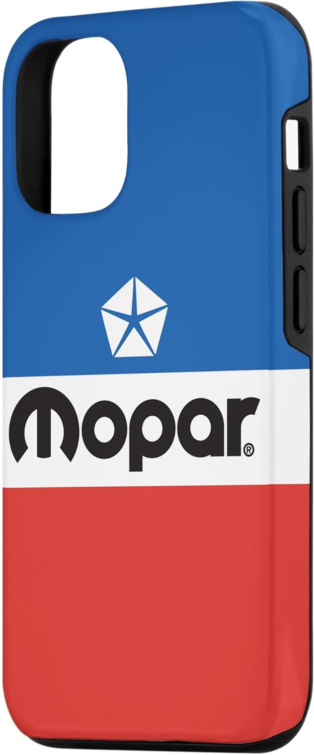 Mopar Retro Flag Logo Case for iPhone 12/12 Pro