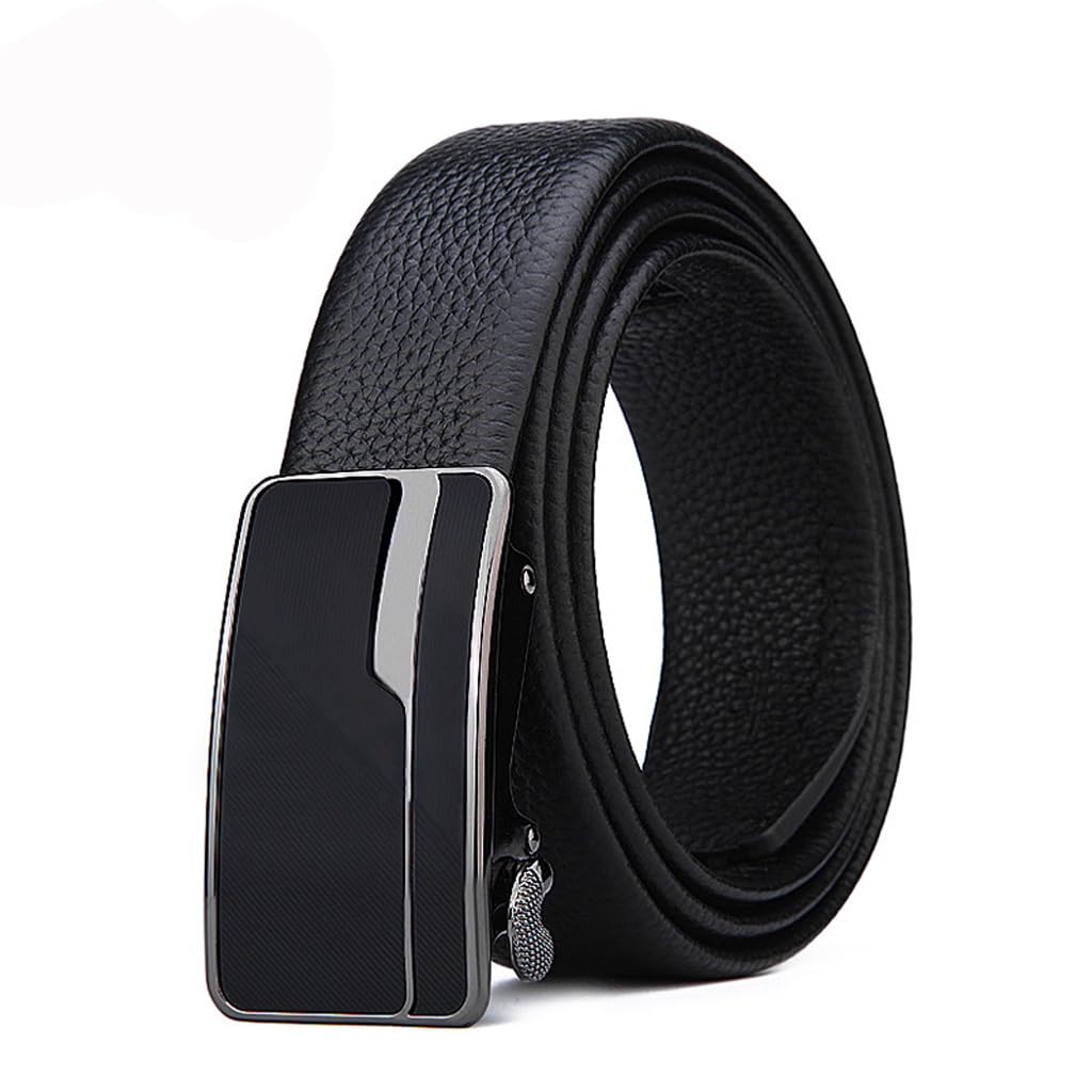 Mens Automatic Buckle Belt Leather Business