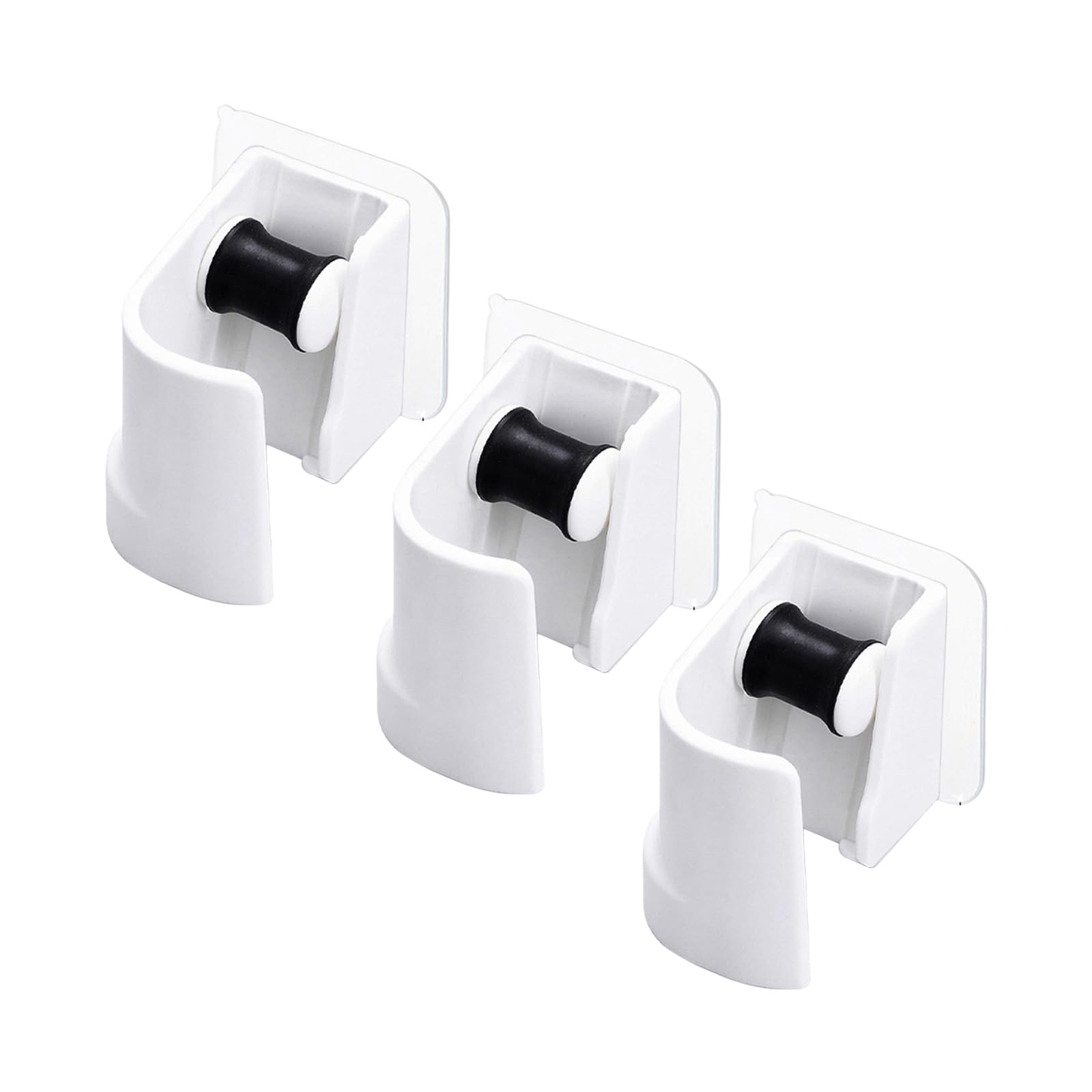 3 Pcs Broom and Mop Holder Garden Tool Organizer Rack Rake and Shovel Handle No Drill Glue Mop Hanger Broom Holder Wall Adhesive