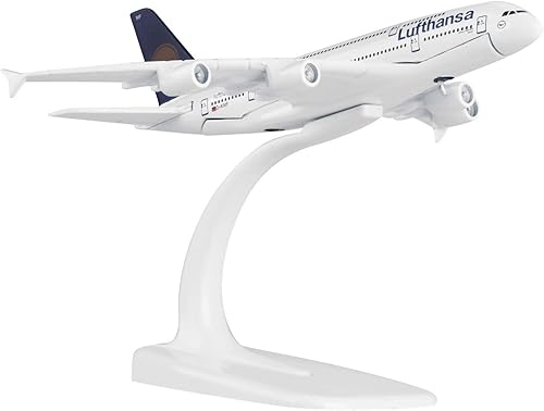 Miniatura 2 de 6.3 x 3.9 * 3.5 in aleación A380 alemán Lufthansa fundido a presión aviones modelo de avión modelo modelo de avión