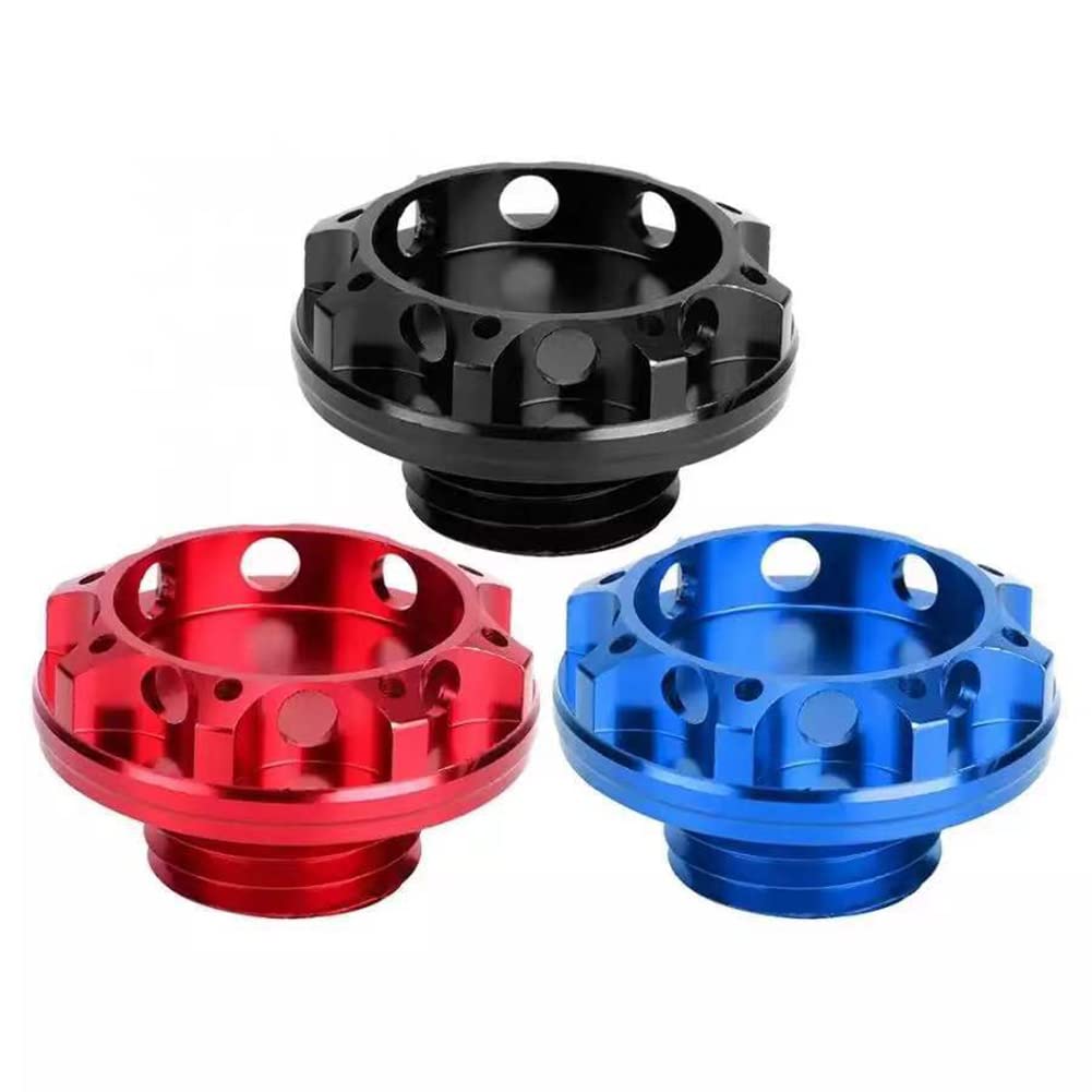 Asudaro Tappo Benzina Universale 37 Mm In Lega Di Alluminio Per Auto, Coperchio Serbatoio - 5