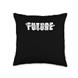 Future Computer Hardware Engineer Throw Pillow, 16x16, Multicolor