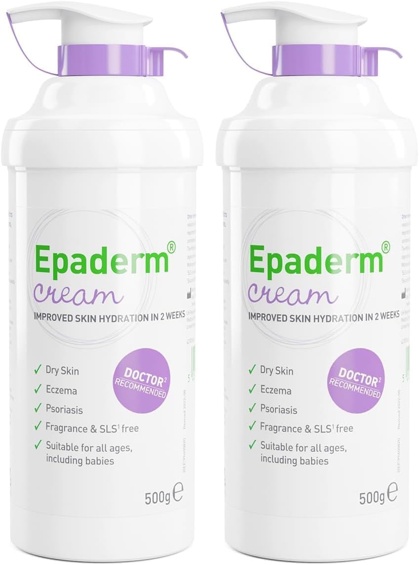 Epaderm Cream, 500g (Pack of 2)