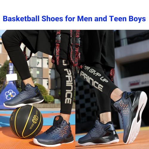 Image of Beita Mens Basketball Shoes High Upper Breathable Sports Shoes Anti Slip