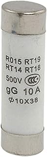 New Lon0167 20 Pcs Cylindrical Contact Cap Fuse Links 500V 16A 10 x 38mm RO15(20 StÃ¼ck zylindrische Kontaktkappen-SicherungseinsÃ¤tze 500 Î½ 16A 10 x 38mm RO15