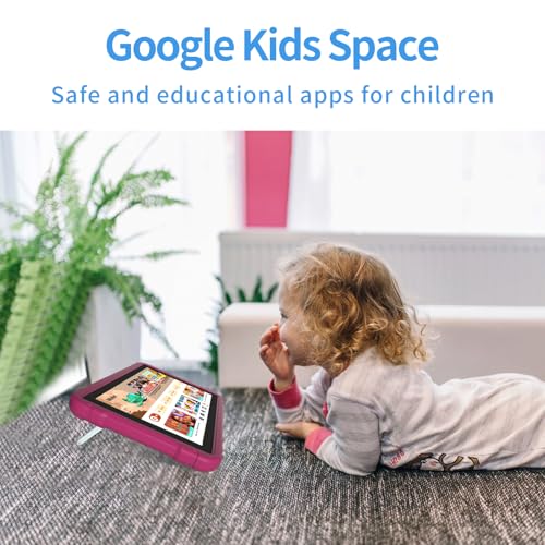 Image of JREN Tablet for Kids｜10 Inch 64GB Android｜Octa-core｜64GB｜WiFi ｜Bluetooth｜Parental Contro l Children Tabletas Rose Pink
