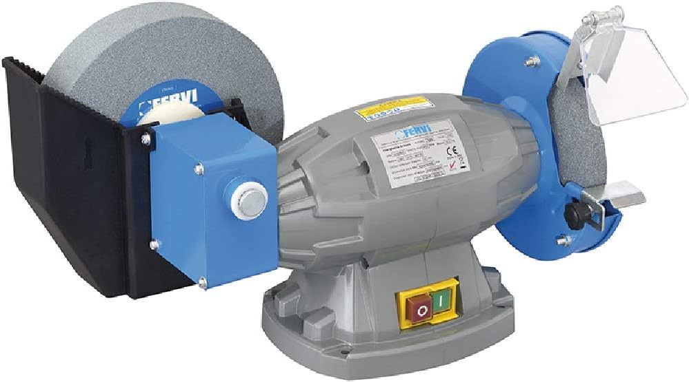 Smerigliatrice combinata Fervi S503 con mola ad acqua e a secco