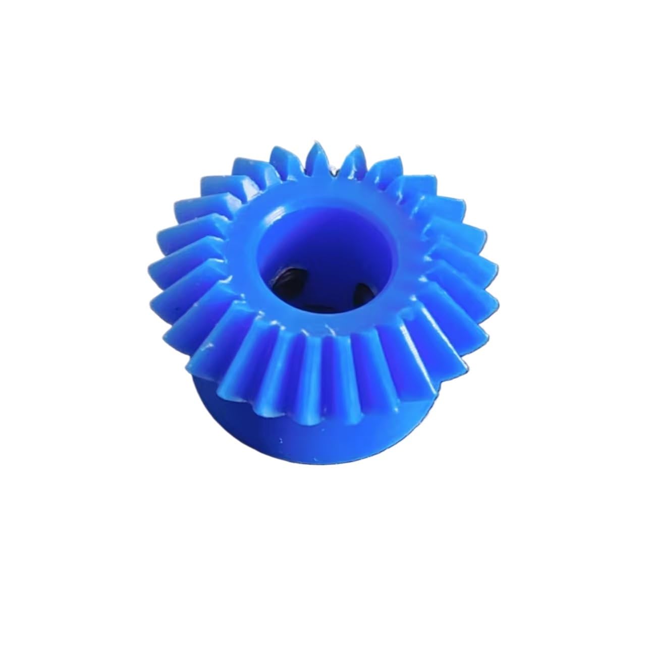 Cylindrical Drive 1pcs 1.5M 18T Nylon Conical Gear 90 Degree Miter Bevel Gear 1:2 Transmission Helical Gear 1.5 Module 18 Teeth Bevel Gear Rack Machinery(8mm bore)