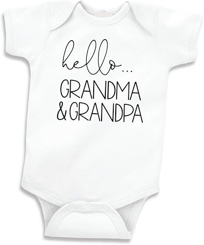 Miniatura 5 de Bump and Beyond Designs Hello Grandma and Grandpa Baby Anuncio Regalo Abuelos