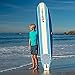 Wavestorm 8ft Classic Surfboard // Foam Wax Free Soft Top Longboard for Adults and Kids of All Levels of Surfing