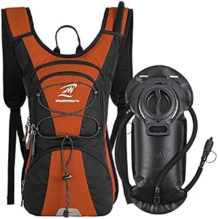 SHARKMOUTH FLYHIKER Hiking Hydration Backpack Pack with 2.5L BPA Free Water Bladder, Lightweight